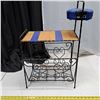 Image 1 : Vintage MCM magazine rack with ash tray-23"H