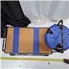 Image 2 : Vintage MCM magazine rack with ash tray-23"H