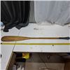 Image 1 : Wall hanger wooden oar- 52"L