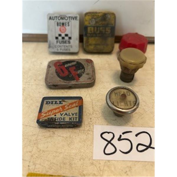 Assorted Fuse Boxes & Knobs