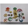 Image 1 : Assorted Pin Backs & Badges