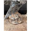 Image 6 : Hand Painted Eagle Statue and Line of Monkeys Statue (good Condition)