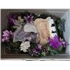Image 2 : Tubber ware box full of Misc. Christmas Decor
