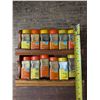 Image 3 : Wooden Spice Rack w/ Variety of spices 12"x10"