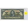 Image 1 : 1937 Bank of Canada 1937 $20. Gordon-Towers signatures. E/E Prefix. BC-25b. VF-20.