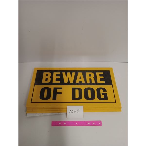 Beware of daog signs
