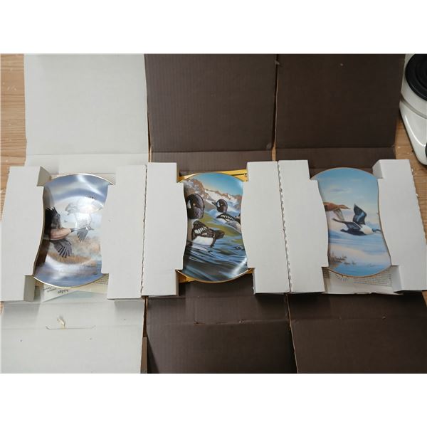 3 Decorated Plates