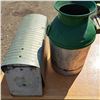 Image 1 : Rural mail box and 8 gallon cream can