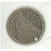 Image 2 : 1851 U.S.A Silver Seated Half Dime.