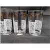 Image 6 : Lot Collection of Excellent Condition Wine Glasses, Glass bottle and Vintage Anchor Hocking Glasses 