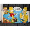 Image 1 : The Simpsons Cardboard Advert w/ Lays and Doritos from the 2000s (Great Condition)