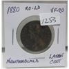 Image 1 : 1880 round o large date NFLD one cent