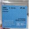 Image 4 : 1894 queen victoria 5 cents VF-20