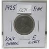 Image 1 : 1925 king george 5 cents