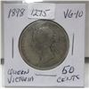 Image 1 : 1898 queen victoria 50 cents