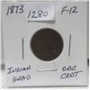 Image 1 : 1873 indian head cent