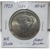 Image 1 : 1925 high grade peace dollar