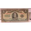 Image 1 : 1923 large size one dollar bill