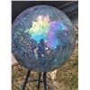 Image 2 : Wrought iron standing gazing ball. 30” high