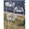Image 2 : Metal plant stands yard decor.