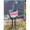 Image 4 : Metal plant stands yard decor.