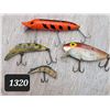 Image 1 : Vintage fishing lures.