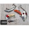 Image 1 : Vintage fishing lures.