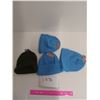 Image 1 : Toques 3x blue 1 x green