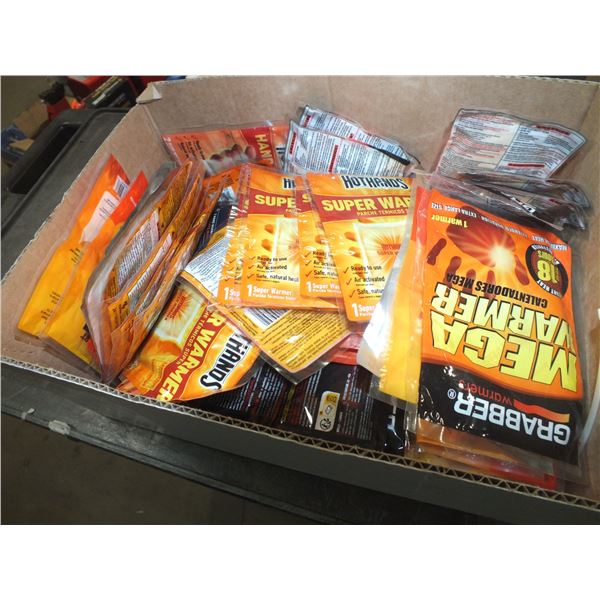 Box Of Assorted Hand & Foot Warmers