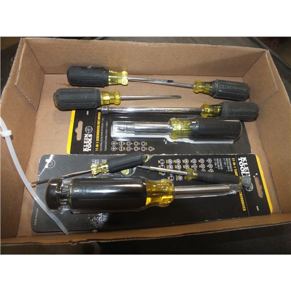 Box Of Assorted Screwdrivers