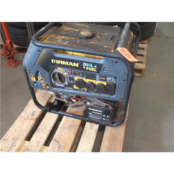 Firman Duel Fuel Generator w/ Electric Start