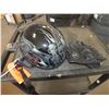 Image 1 : Motorcycle Helmet w/ Ridding Gloves