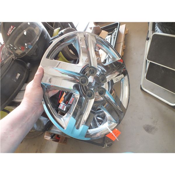 4 17" Plastic Hub Caps