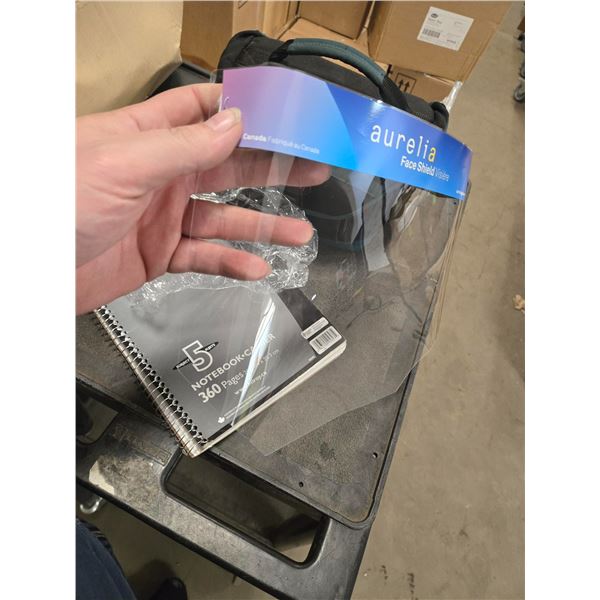 Pallet Of disposable Face Sheilds