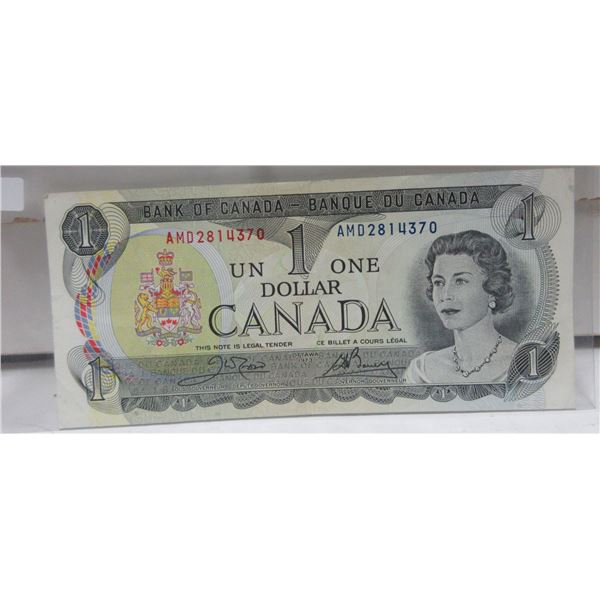 1973 canadian $1 bill- AMD 2814370
