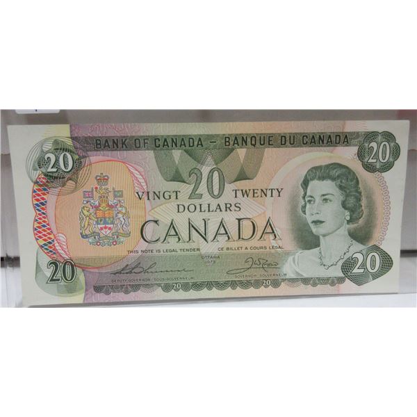 1979 canadian $20 bill- 52341282578 VF-EF