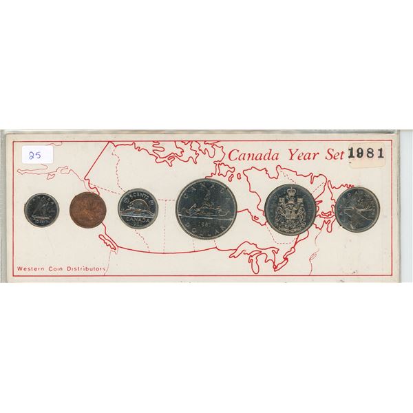 1981 canada proof-like set