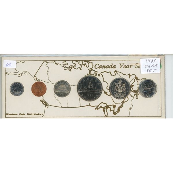1985 canada proof-like set