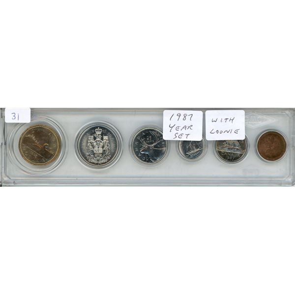 1987 canada proof-like set