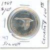 Image 1 : 1967 canadian centennial silver dollar