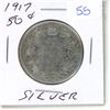 Image 2 : 1917 canadian silver half dollar