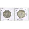 Image 1 : 1941 and 1942 canadian silver half-dollar