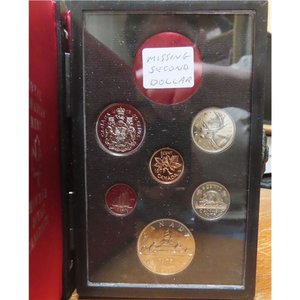 1975 canadian year set-missing second dollar