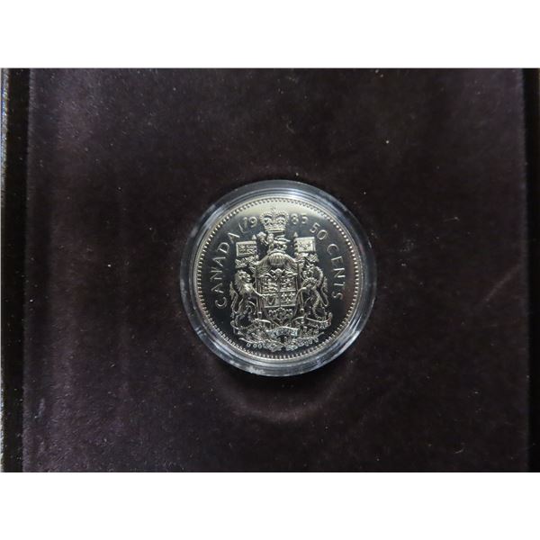 1985 canadian proof half-dollar