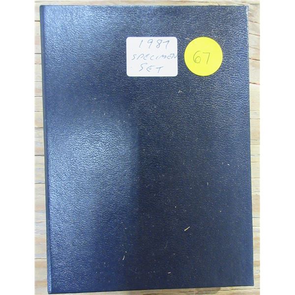 1987 canadian specimen set