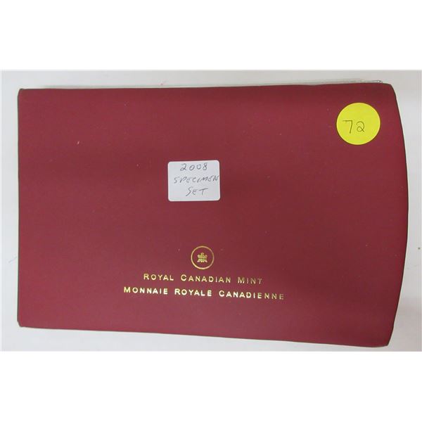 2008 canadian specimen set