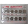 Image 1 : 1999 canadian millennium quarters set