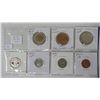 Image 1 : 2010 canadian year set w/ coloured quarters and sask rider loonie