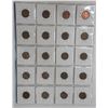 Image 2 : Page of small canadian pennies- various years