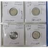 Image 3 : 8 small canadian nickels- various years